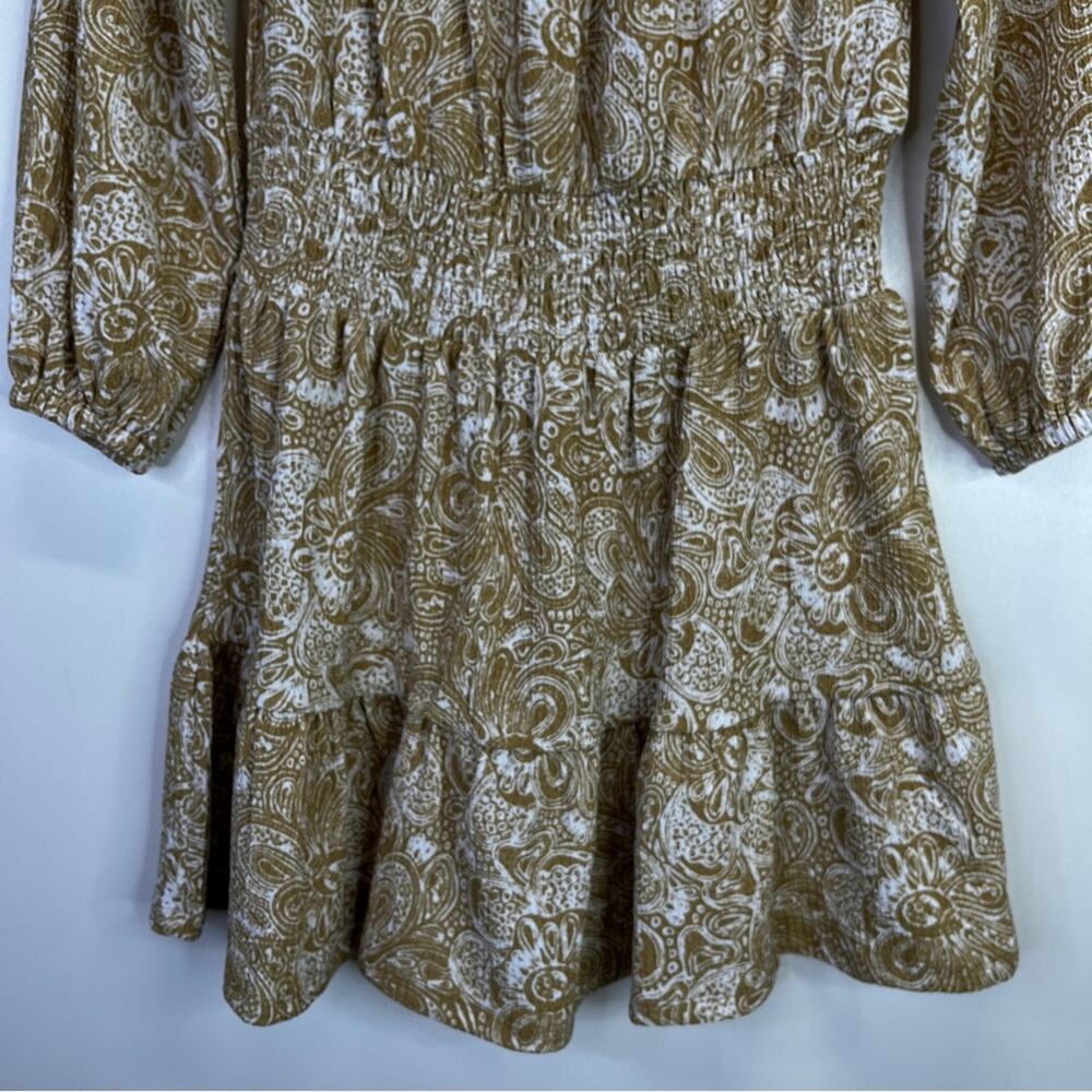 Michael Kors Daytime paisley mini dress khaki - S - Picture 6 of 12